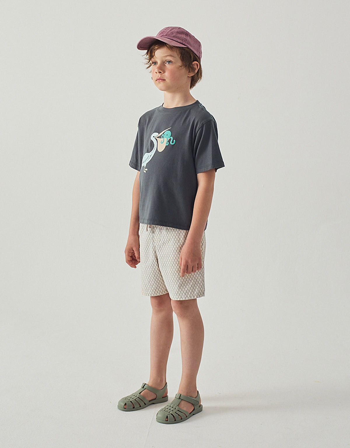Bertolt Classic Abstract-Printed Bermuda Shorts front view