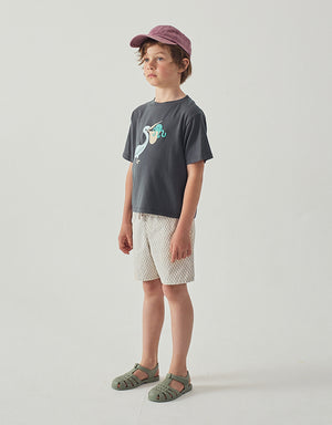 Bertolt Classic Abstract-Printed Bermuda Shorts front view