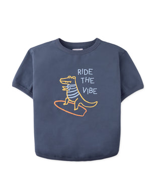 Chalice Cotton Jersey Barrel Tee front view