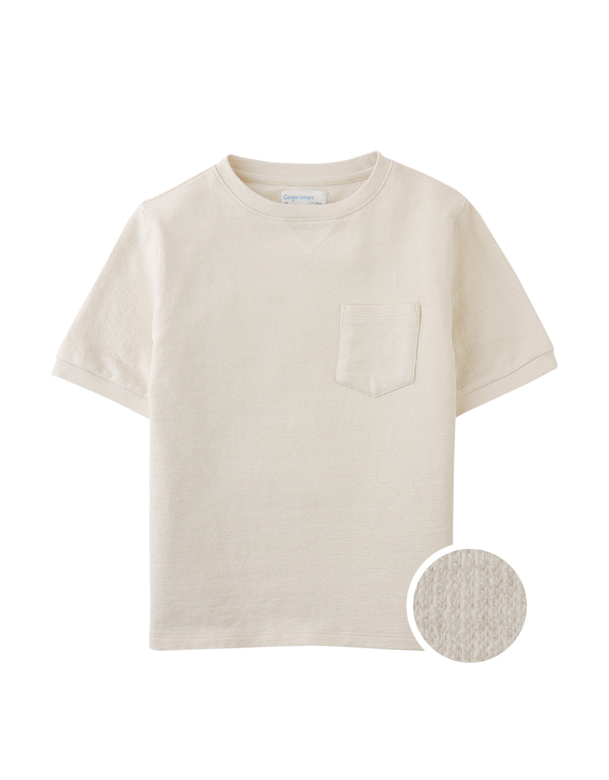 Scott French Terry Ringer Tee with Pocket