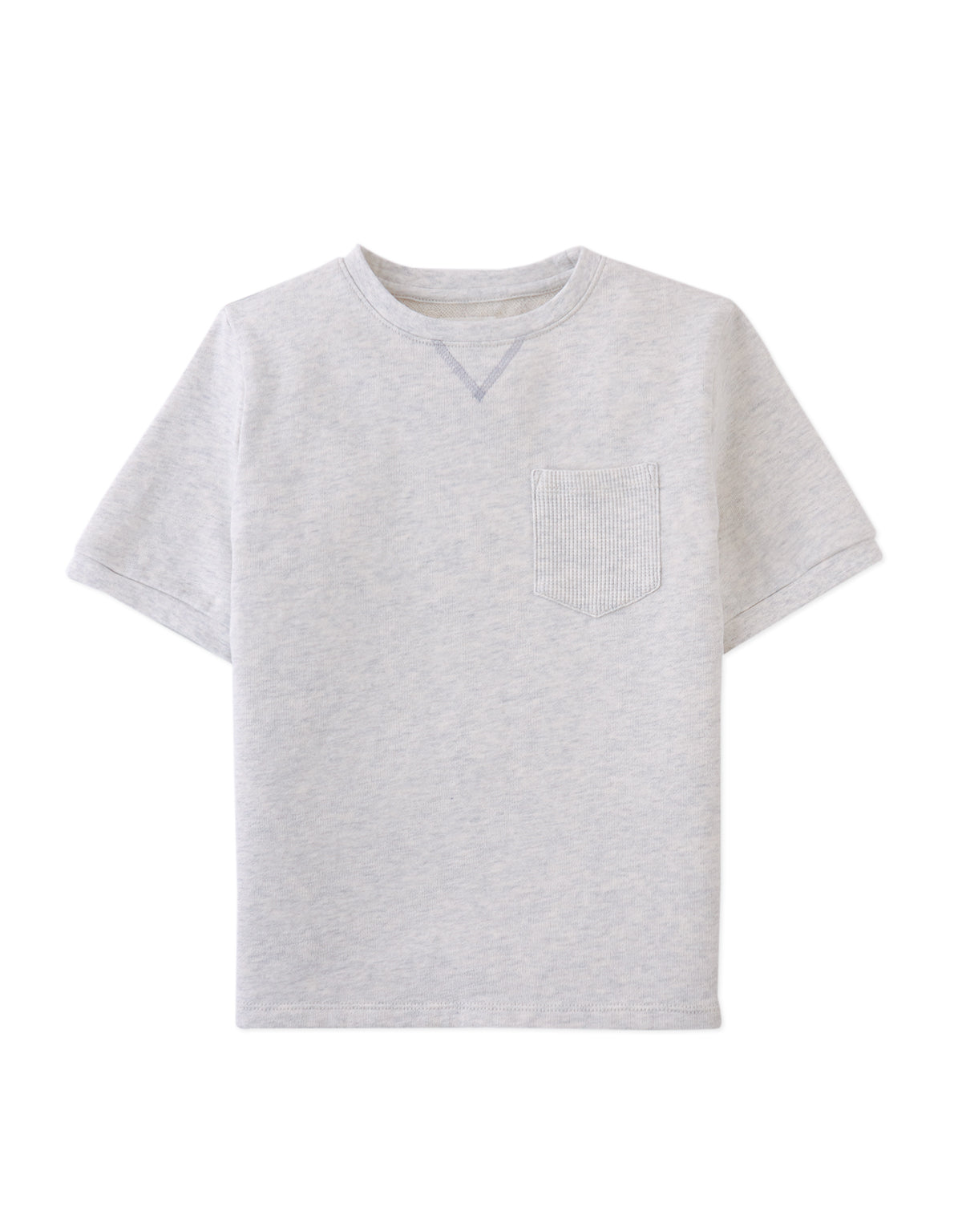 Scott French Terry Ringer Tee with Pocket style detail