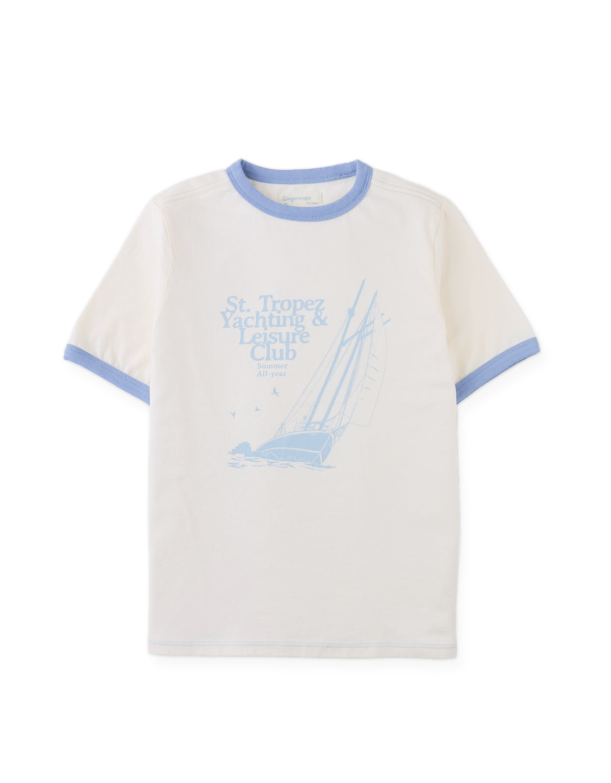 Mathias Ringer Tee with Retro Yacht Graphic