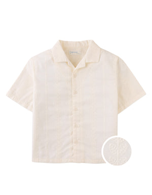 Armin Embroidered Camp Collar Shirt product photo