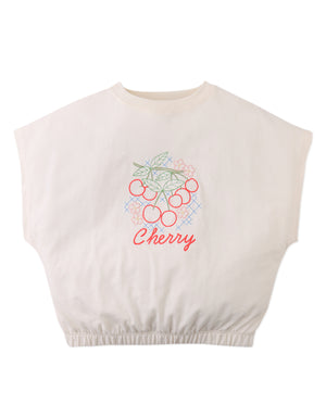 Savanna Embroidered Dolman Graphic Tee front view