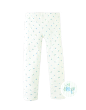 Zoya Ribbed Leggings with All-Over Floral Print product photo