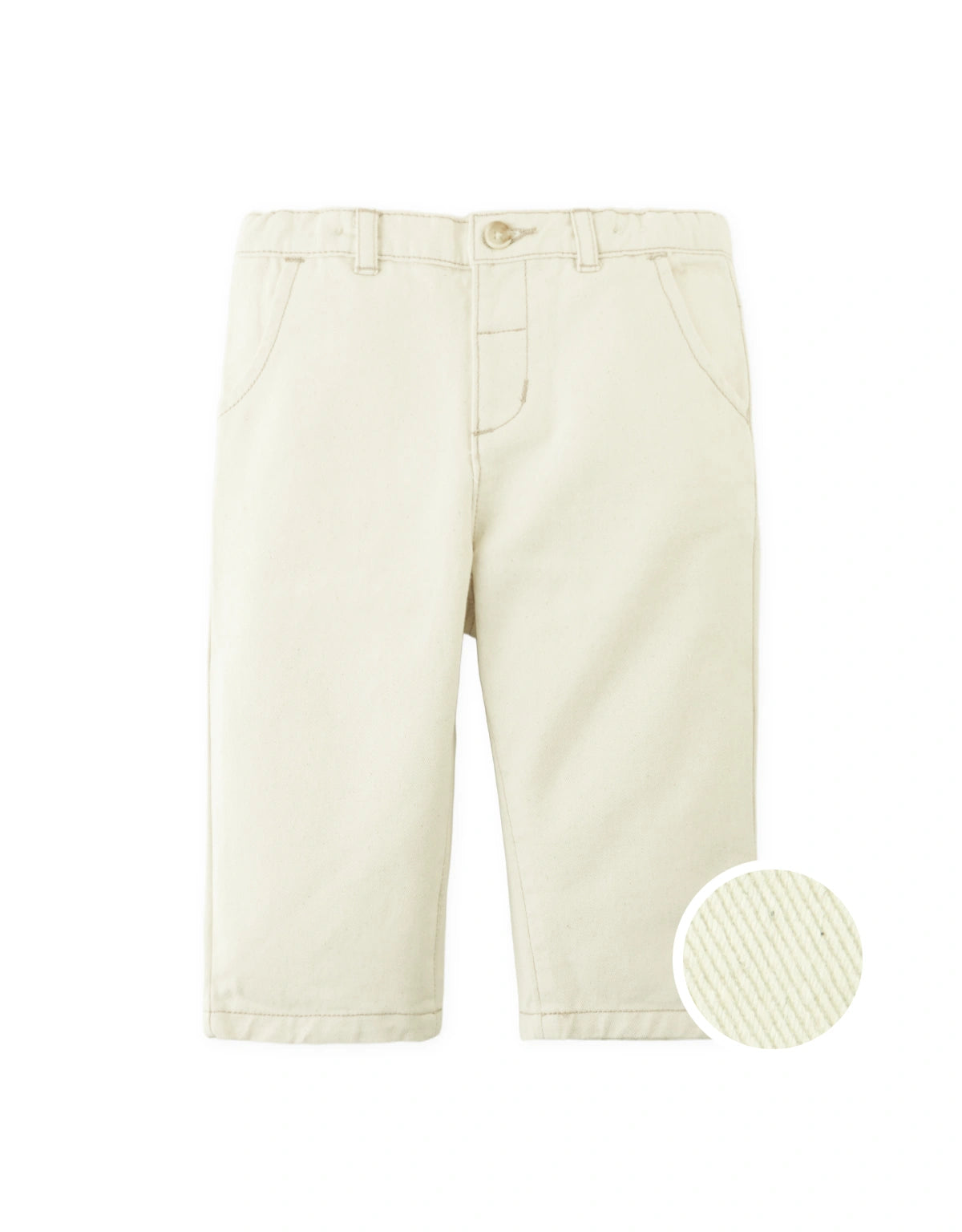 Baby Ren Twill Straight-Leg Pants
