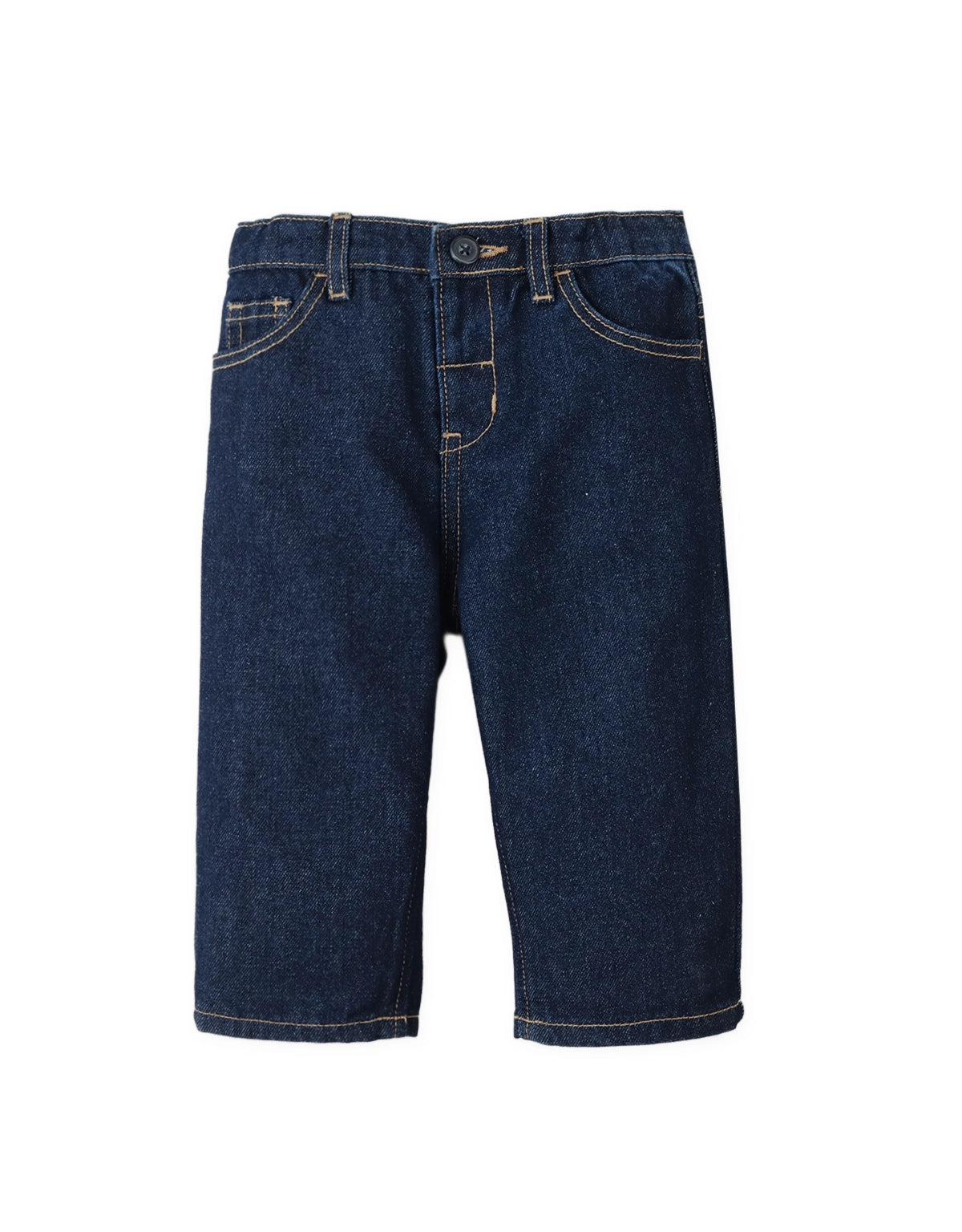Baby Bowen Dark Wash Denim Tapered Pants