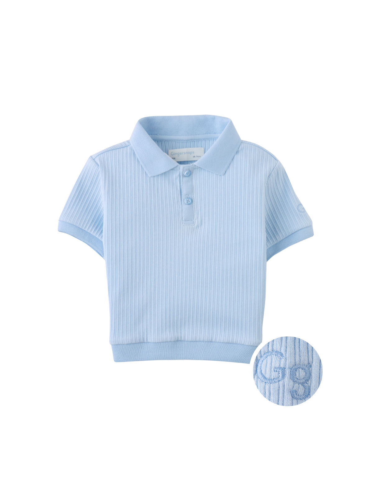 Baby Floch Polo Shirt with GG Logo Embroidery product photo