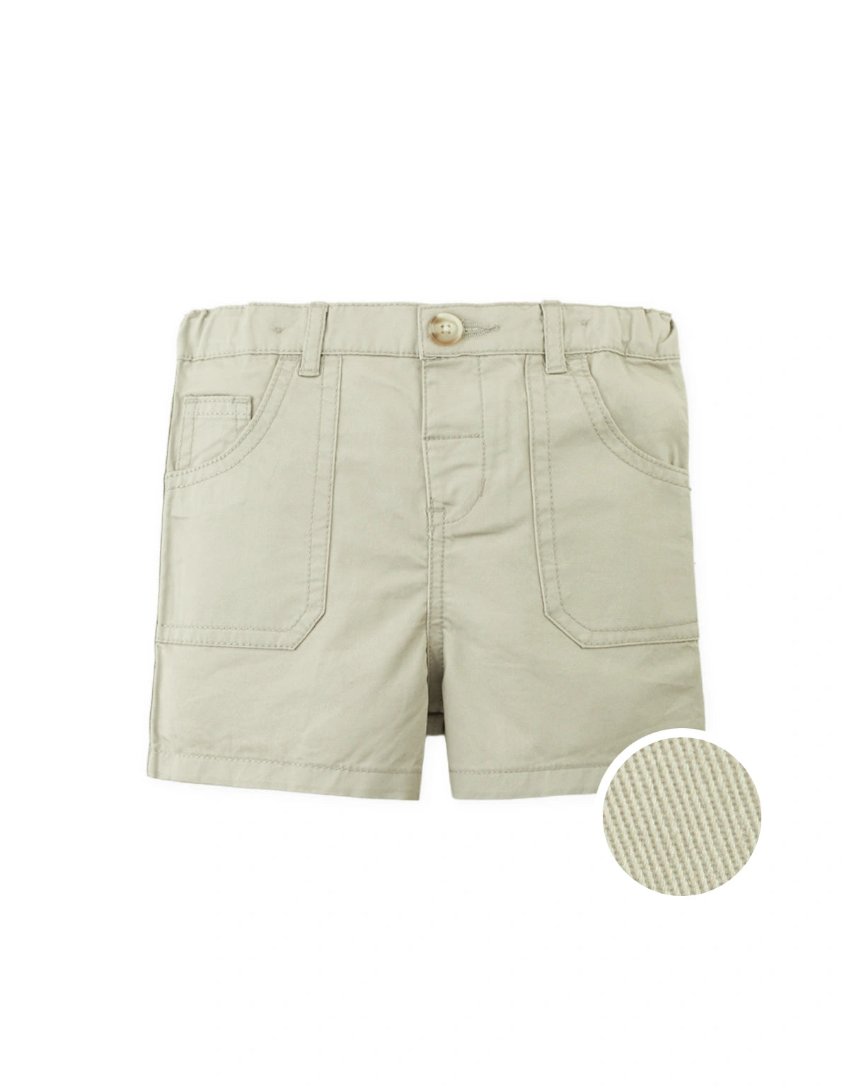 Baby Jin Twill Patch Pocket Shorts