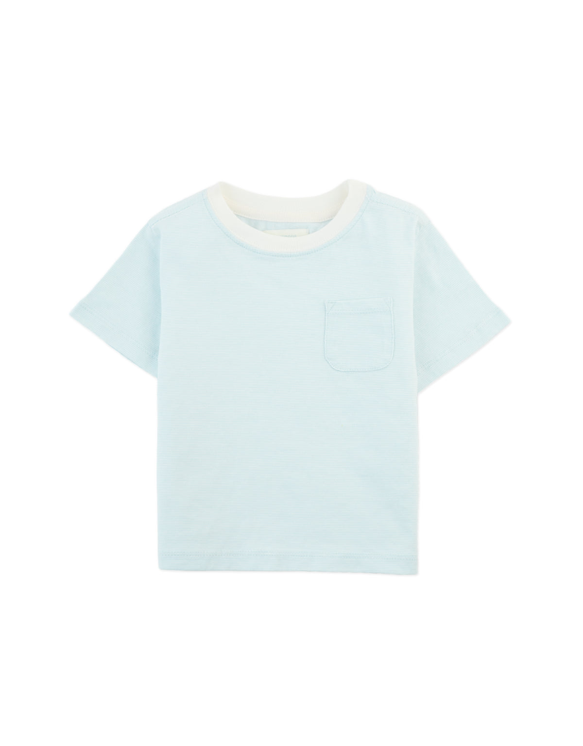 Baby Adriel  Pocket Tee with Micro Stripes