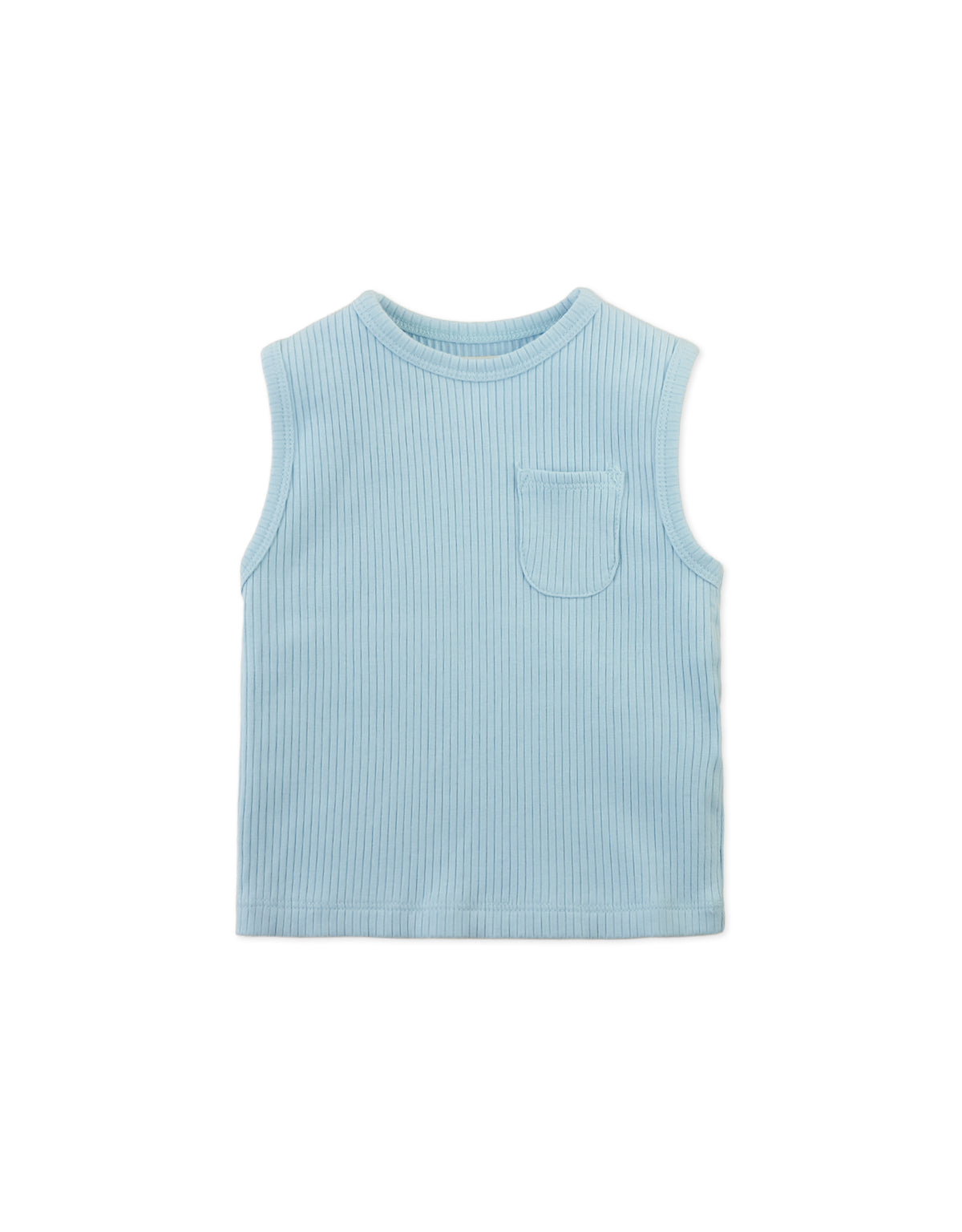 Baby Javier Ribbed Pocket Tank
