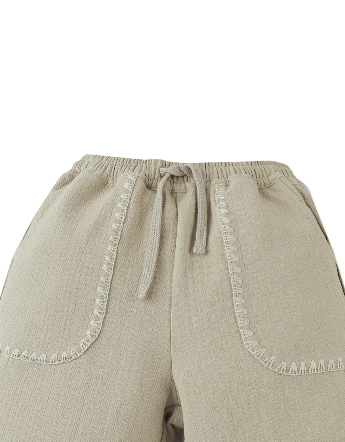 Marlow Textured Drawstring Shorts outfit styling