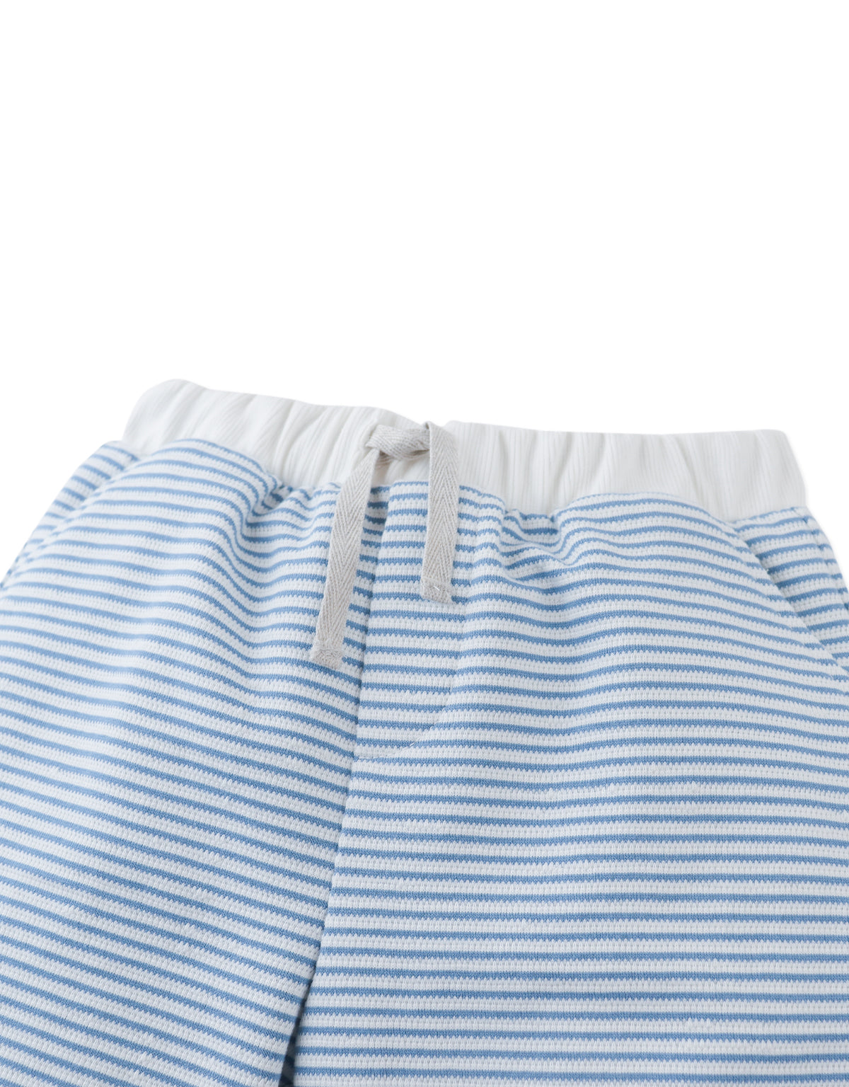 Dreyfus Striped Textured Terry Drawstring Shorts style detail