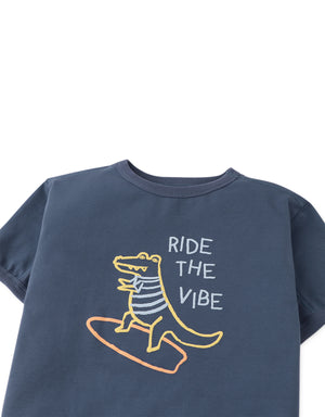 Chalice Cotton Jersey Barrel Tee style detail