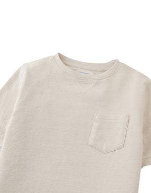 Scott French Terry Ringer Tee with Pocket front view
