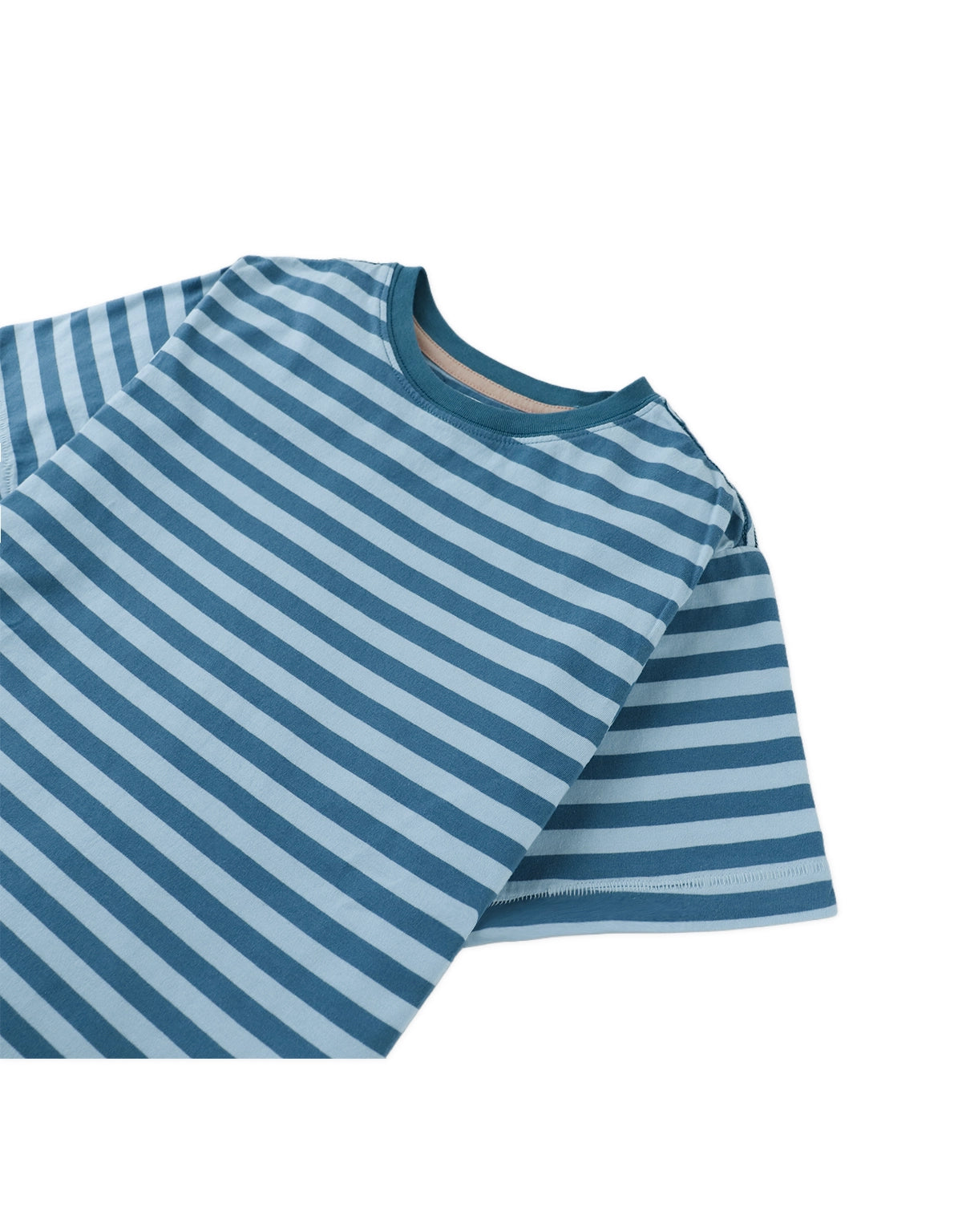 Jose Stripe Tee with Wide Horizontal Stripes