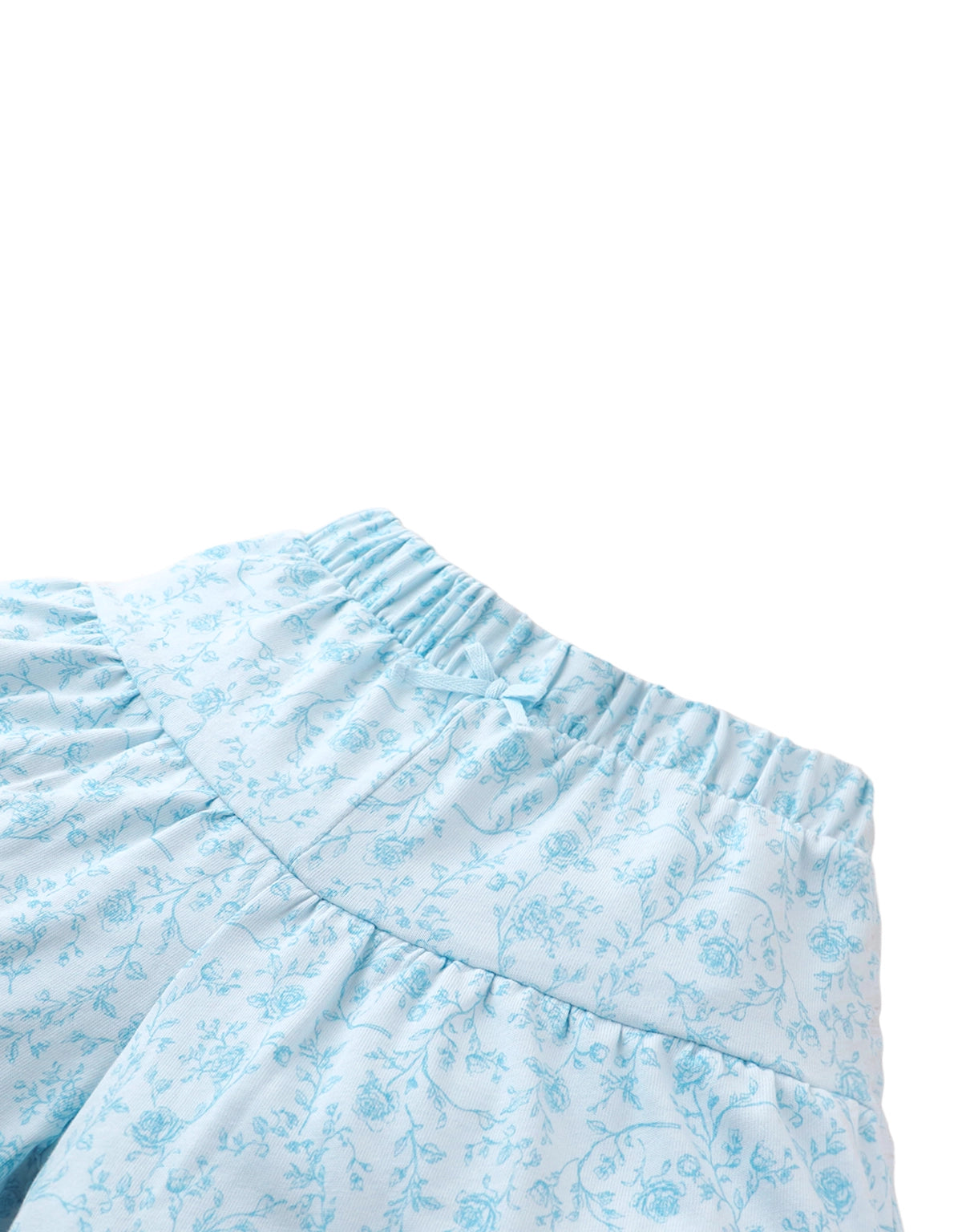 Posie Drop-Waist Shorts in Floral Toile