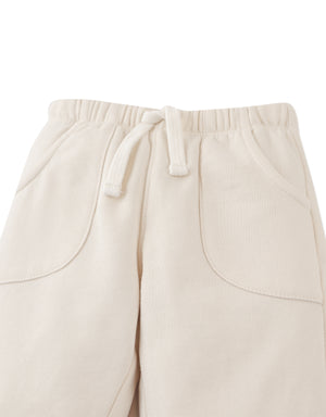 Baby Timothee Terry Fleece Drawstring Joggers front view