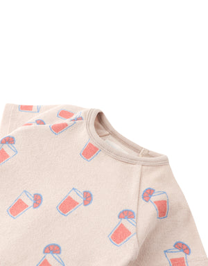 Baby Matthew All-Over Print Raglan Tee and Shorts Set front view