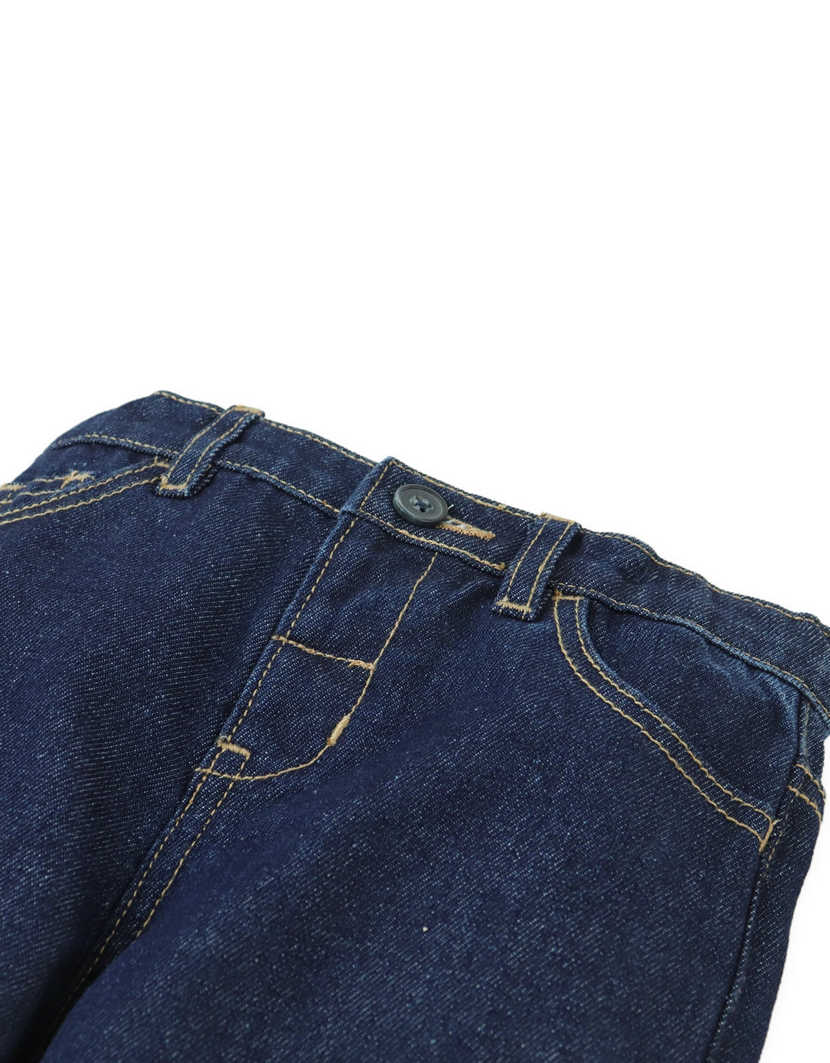 Baby Bowen Dark Wash Denim Tapered Pants