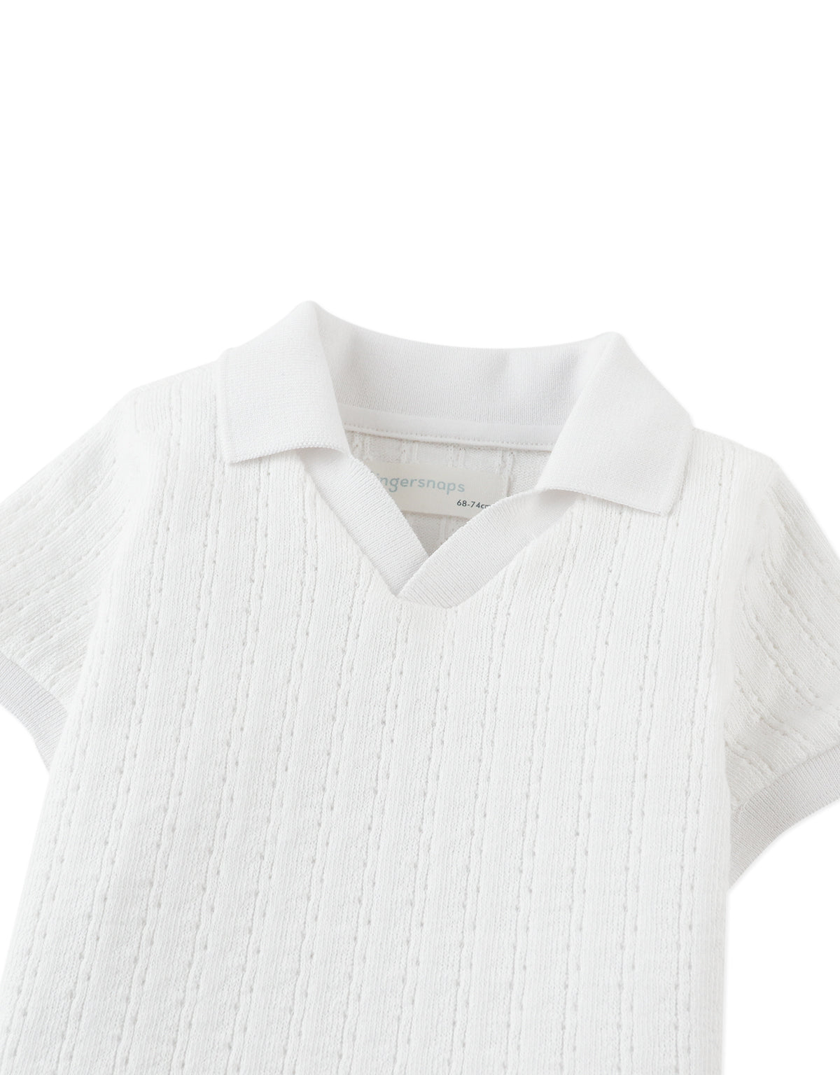 Baby Ludwig Cable Jersey Polo Shirt
