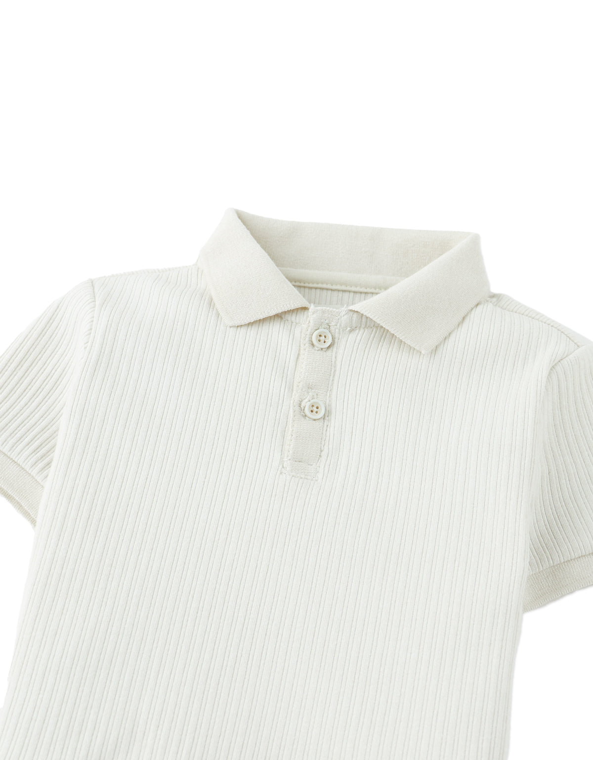Baby Floch Polo Shirt with GG Logo Embroidery close-up detail