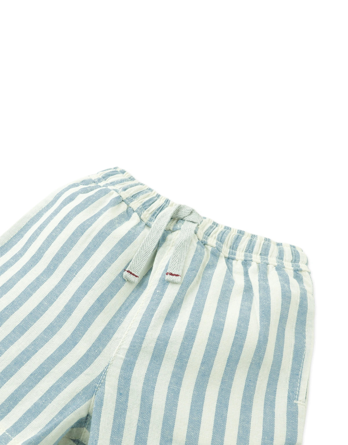 Baby Dennis Striped Linen-Cotton Drawstring Shorts