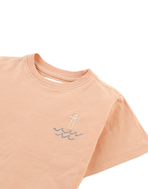 Baby Tiago with Embroidered Lighthouse Detail front view