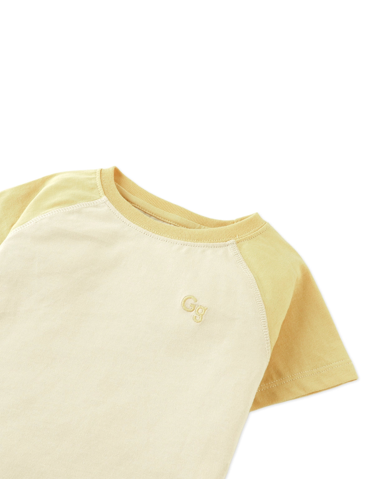 Baby Gael Raglan Tee with Embroidered Logo