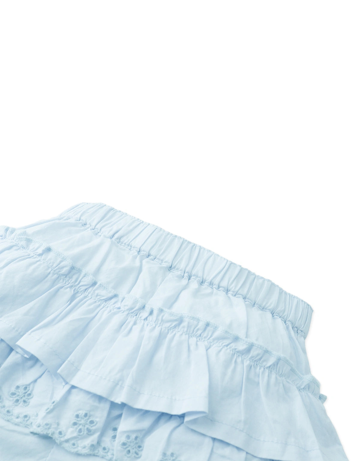 Baby Lara Tiered Skort with Lace Trim