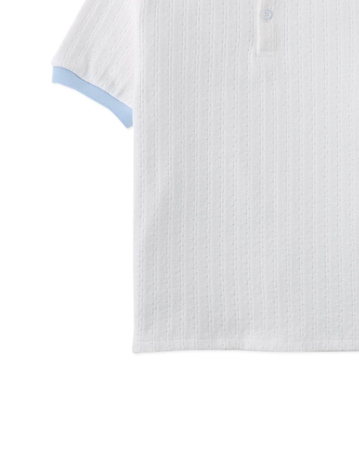 Daz Cable Jersey Polo Shirt style detail
