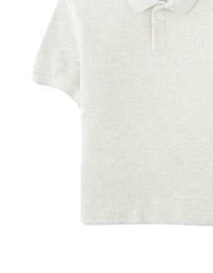 Keith Waffle Knit Polo Shirt style detail