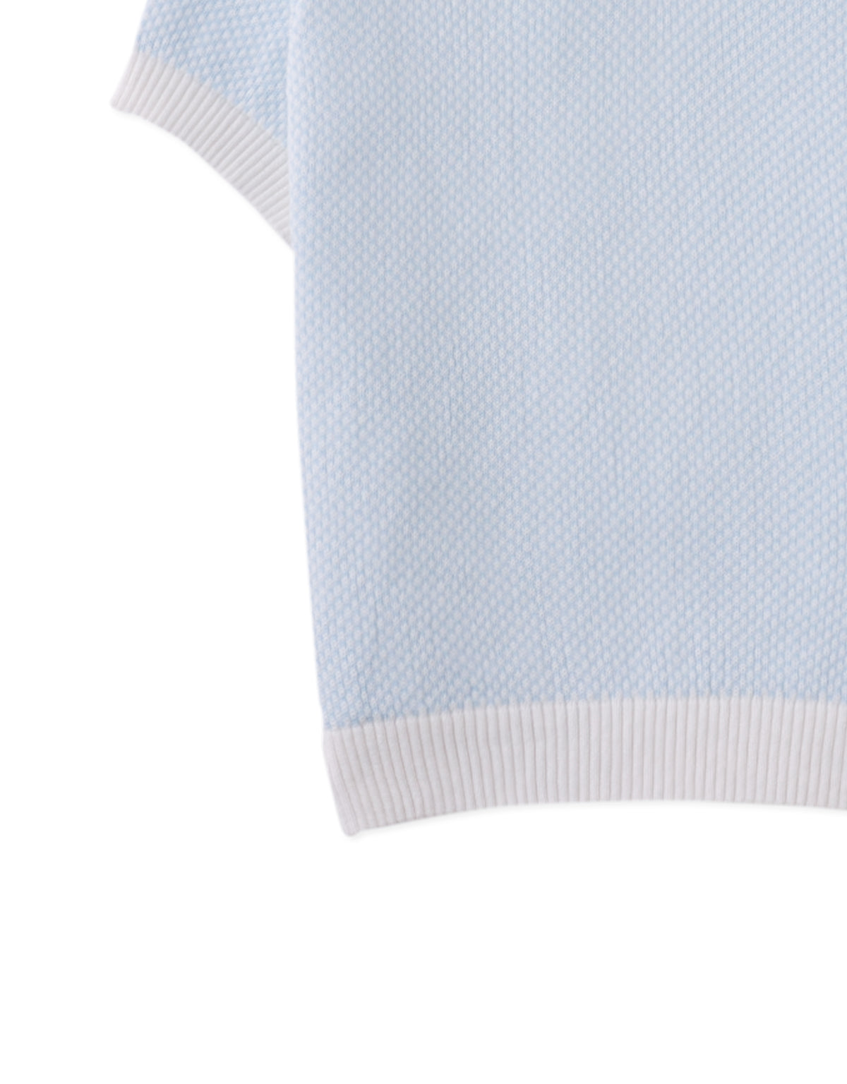 Lucius 2-Tone Polo with Ribbed Cuffs & Hem style detail
