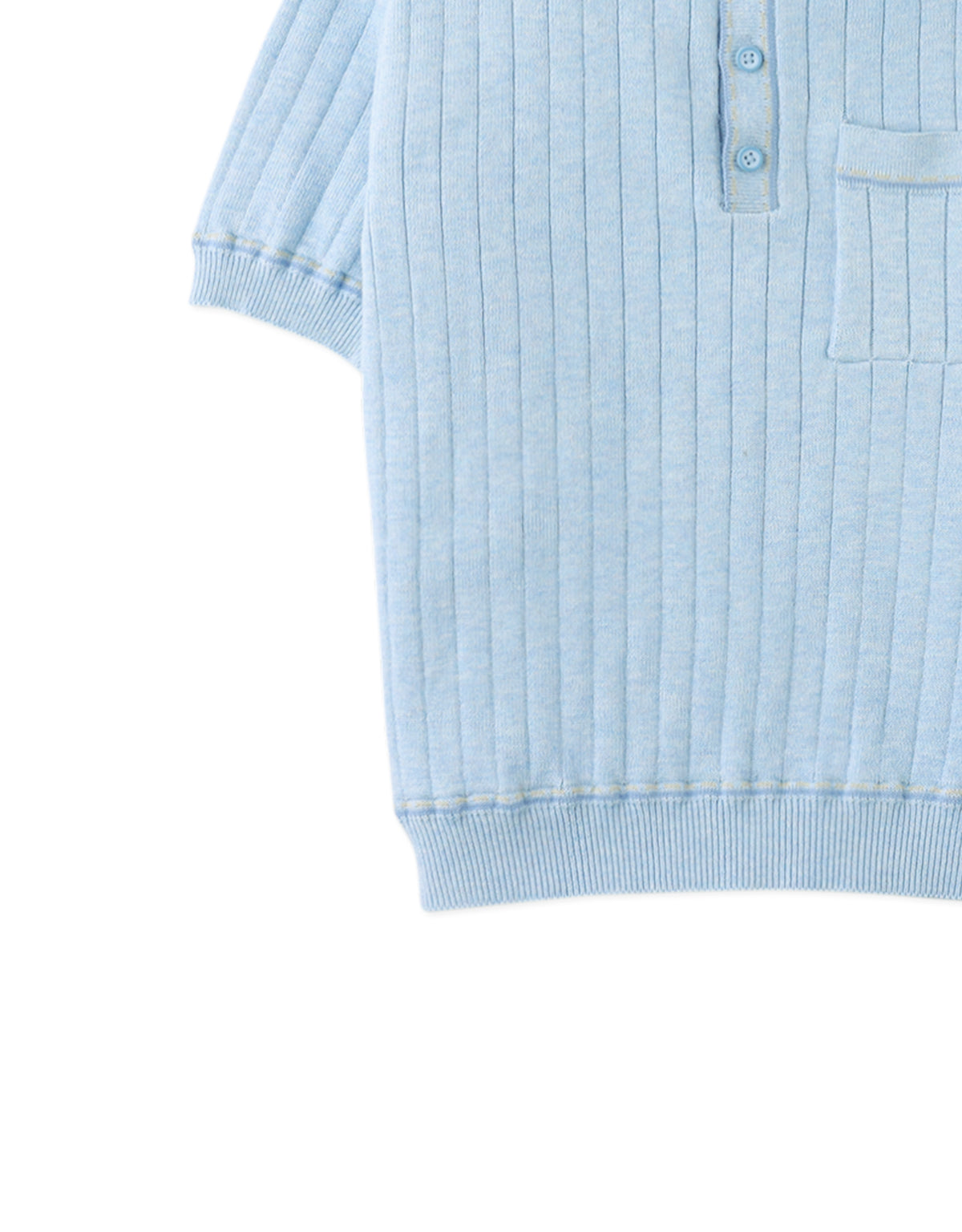 Reiner Polo Shirt with Striped Tipping Accents side view