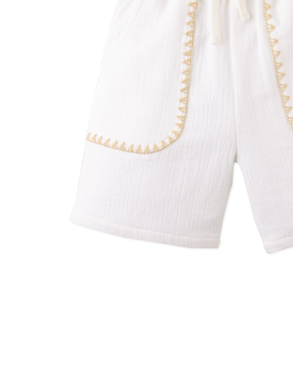 Marlow Textured Drawstring Shorts side view