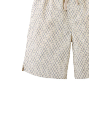Bertolt Classic Abstract-Printed Bermuda Shorts outfit styling