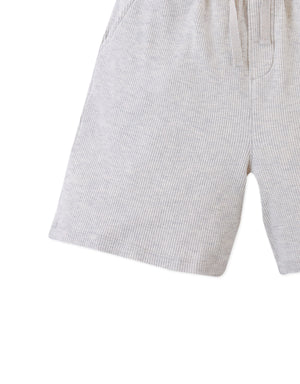 Denzel Waffle Knit Drawstring Shorts style detail