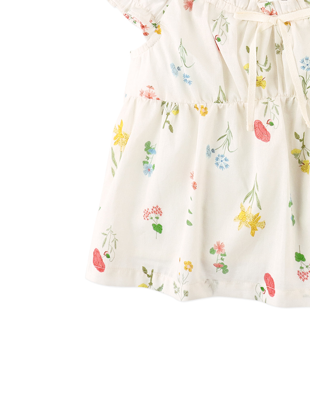 Jennie Cotton Top with Ruffled Details & Puff Sleeves style detail