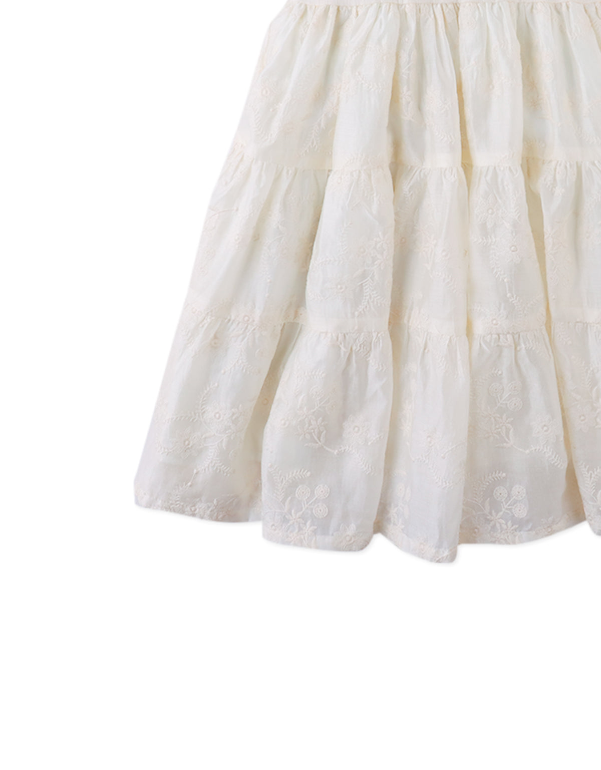Addison Dress with Corsage & Tiered Skirt close-up detail