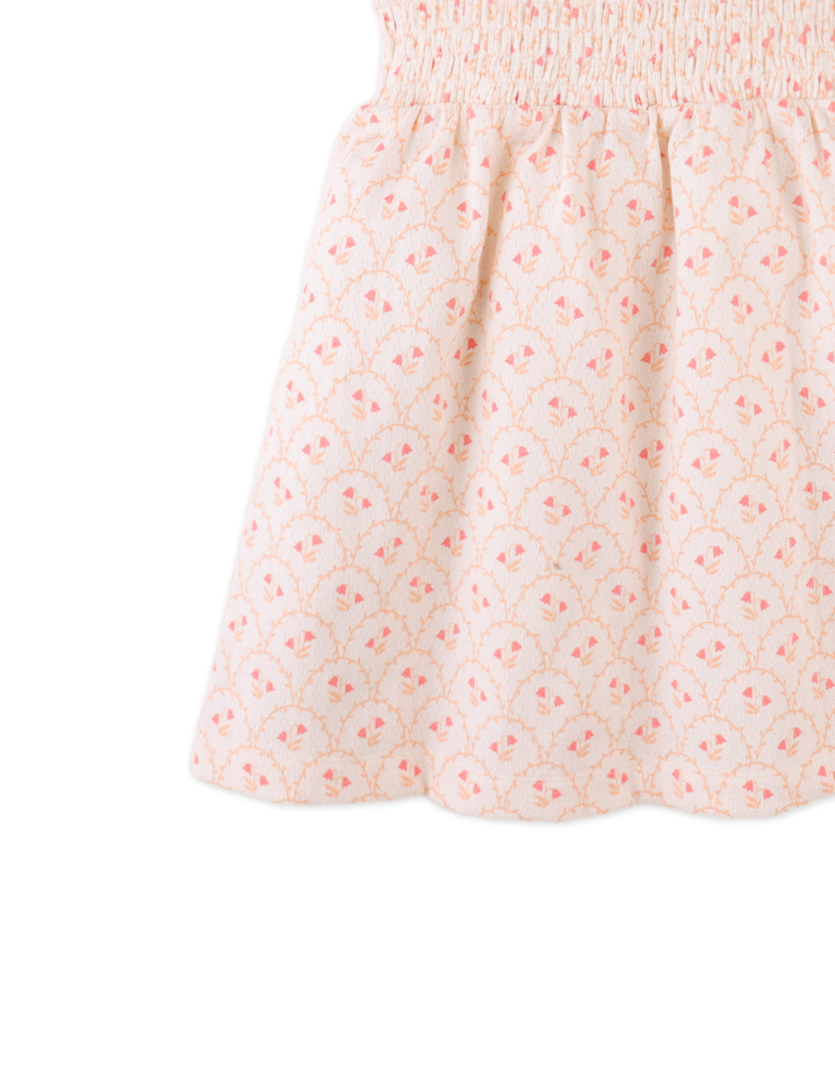 Elena Smocked Strappy Textured Dress style detail