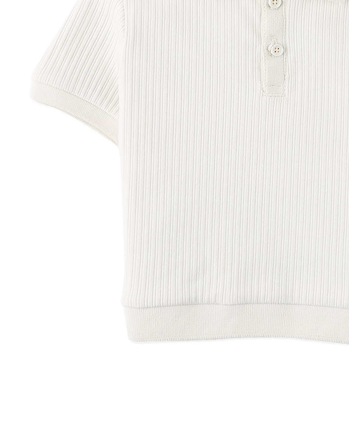Baby Floch Polo Shirt with GG Logo Embroidery fabric and fit detail