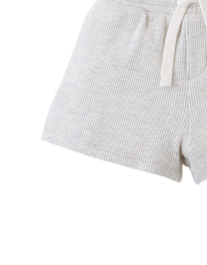 Baby Eobard Waffle Knit Drawstring Shorts style detail