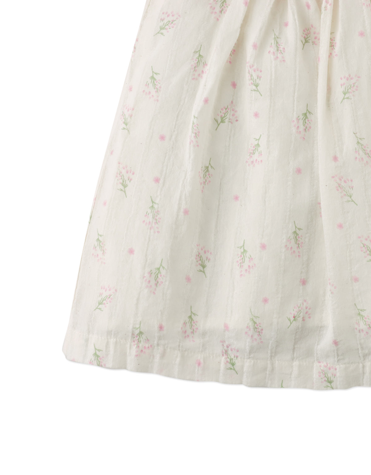 Baby Maia Embroidered Motif Dress with Smocking style detail