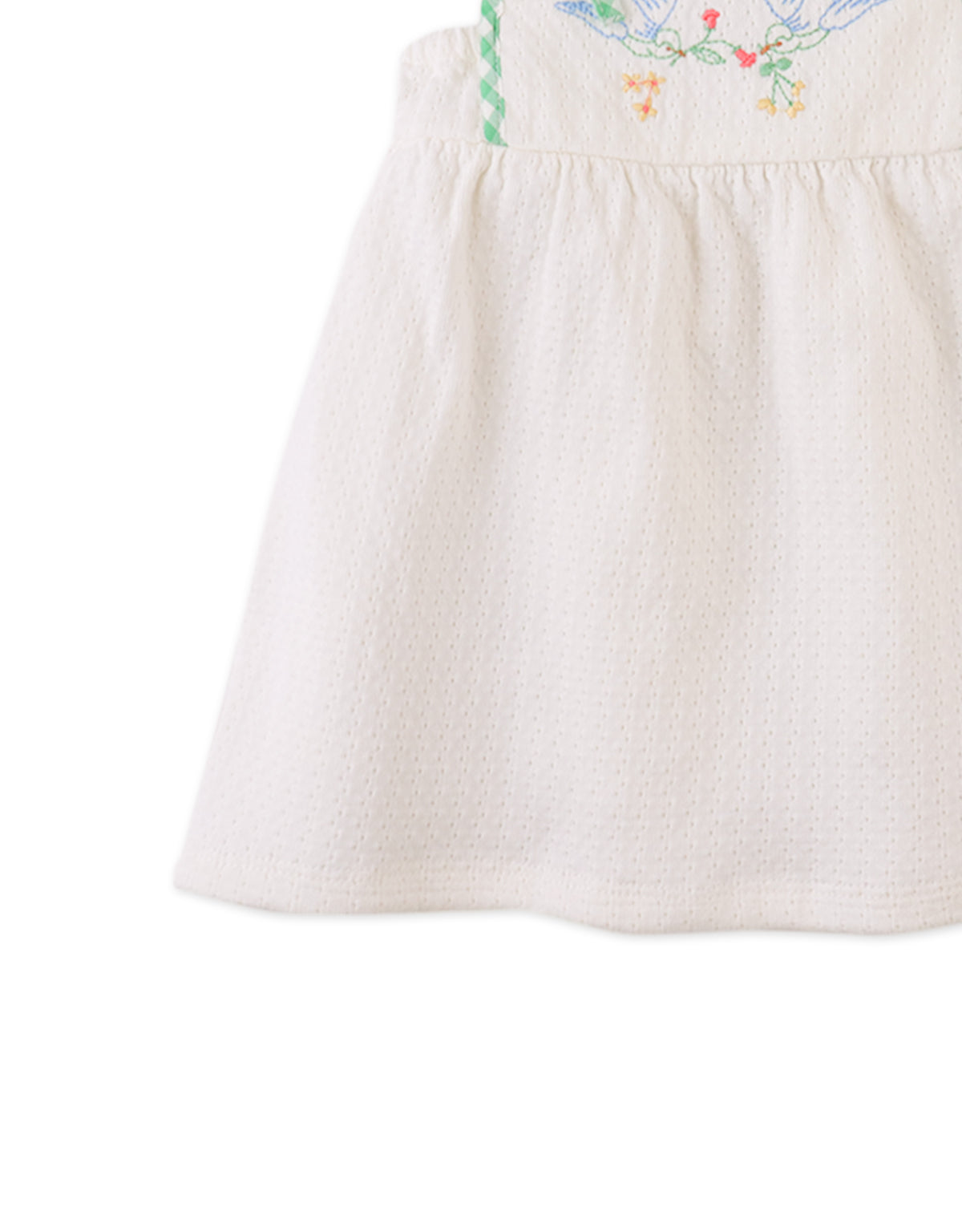 Baby Aviana Embroidered Dress with Straps and Bows style detail