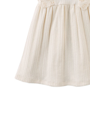 Baby Elowyn Ruffle Sleeved Dress with Embroidery Details style detail