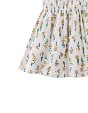 Baby Suzie Jersey Dress with Smocking & Bows style detail