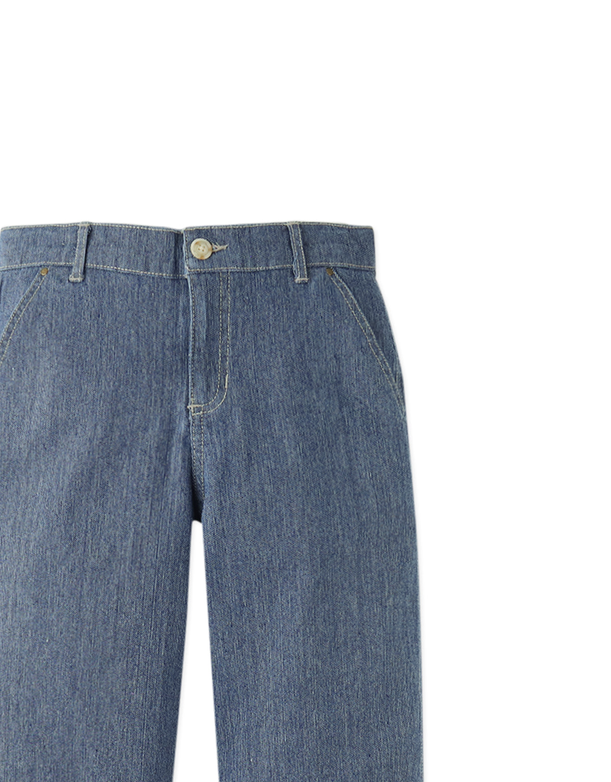 Jean Dark Wash Textured Denim Pants close-up detail