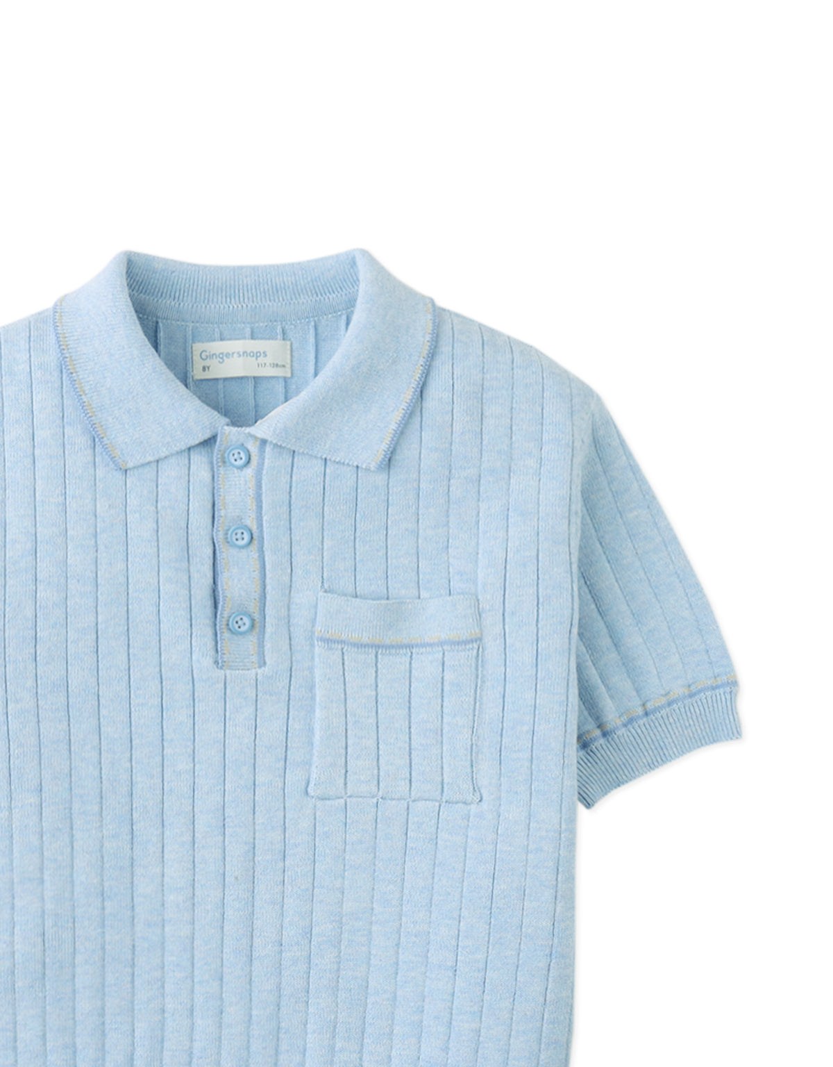 Reiner Polo Shirt with Striped Tipping Accents lifestyle view