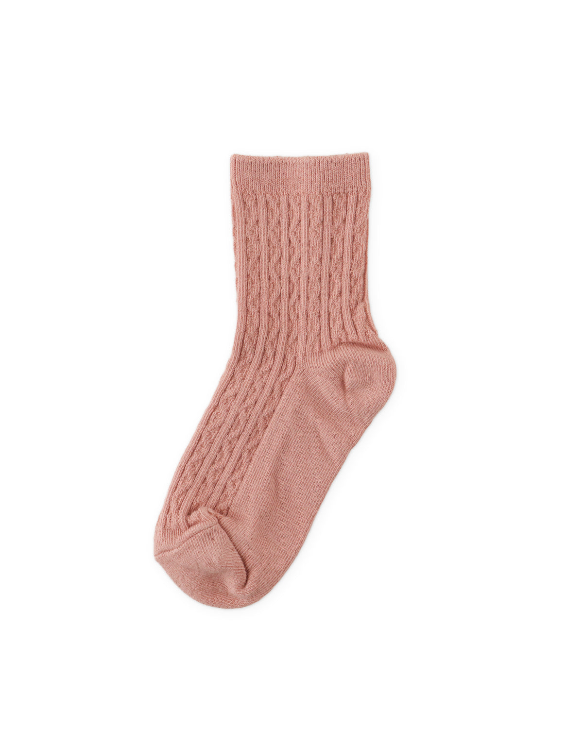 Cable Knit Crew Socks lifestyle view