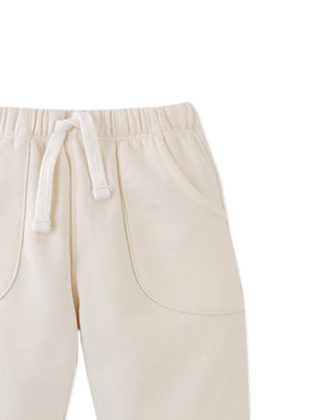 Baby Timothee Terry Fleece Drawstring Joggers close-up detail